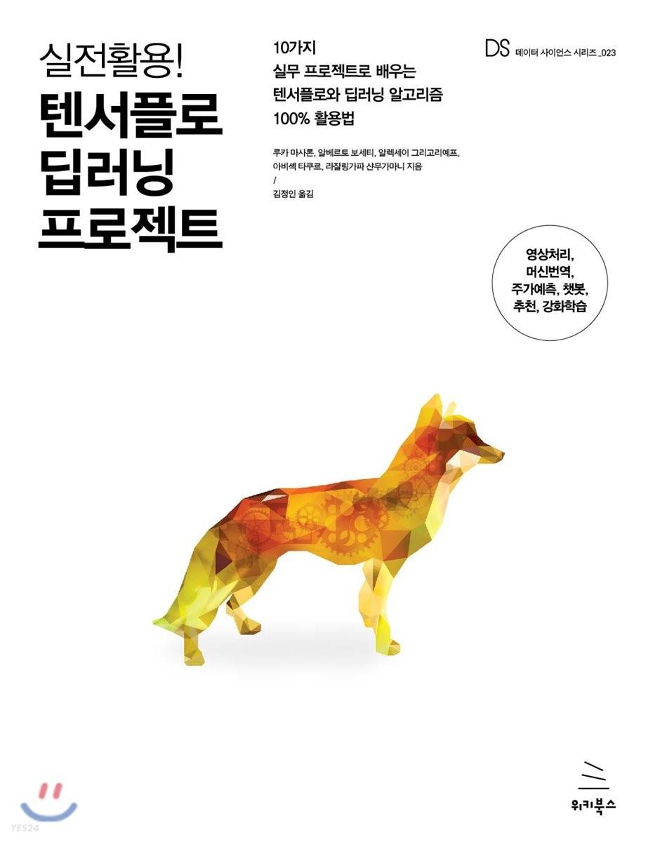 실전활용! 텐서플로 딥러닝 프로젝트 : 10가지 실무 프로젝트로 배우는 텐서플로와 딥러닝 알고리즘 100% 활용법