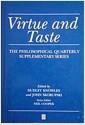 Virtue and taste : essays on politics, ethics, and aesthetics : in memory of Flint Schier