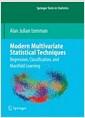 Modern multivariate statistical techniques : regression, classification, and manifold learning