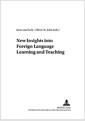 New insights into foreign language learning and teaching