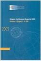 Dispute settlement reports 2005