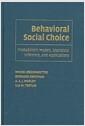 Behavioral social choice : probabilistic models, statistical inference, and applications