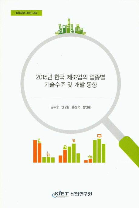 2015년 한국 제조업의 업종별 기술수준 및 개발 동향